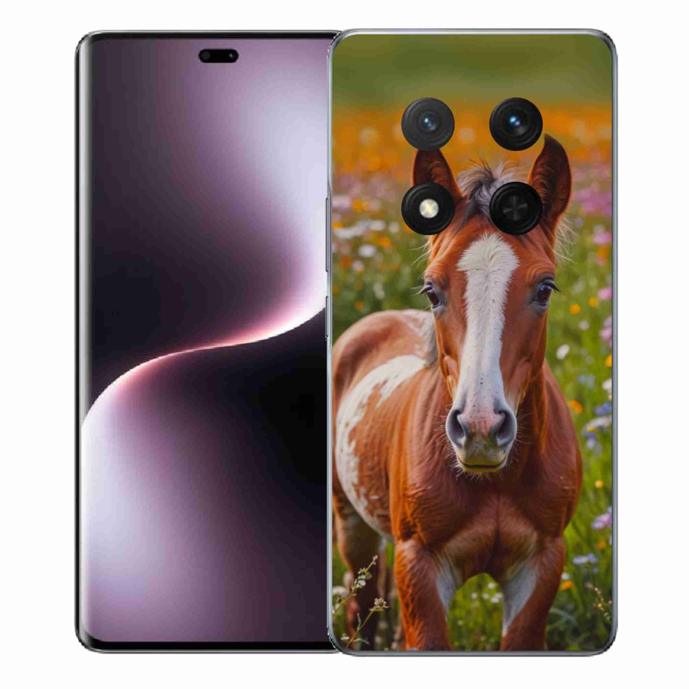Gelový kryt mmCase na Honor Magic 7 Lite - roztomilé hříbě