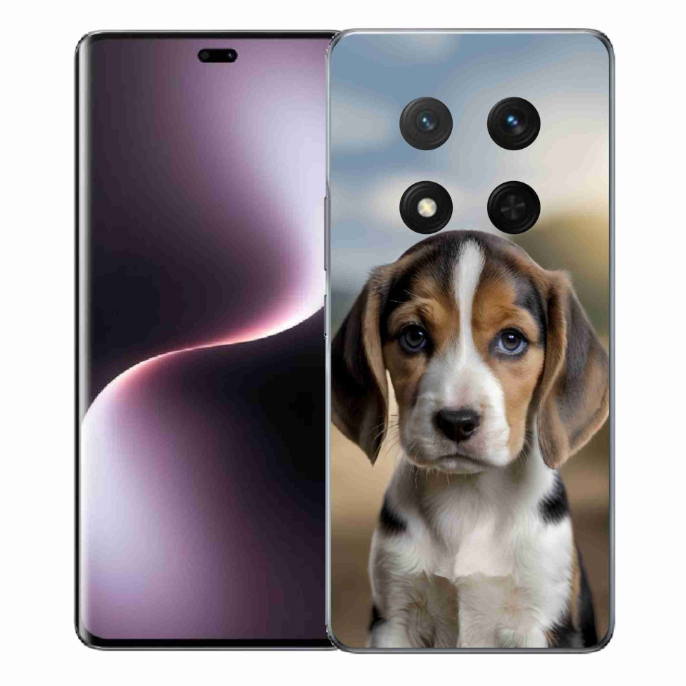 Gelový kryt mmCase na Honor Magic 7 Lite - roztomilý bígl