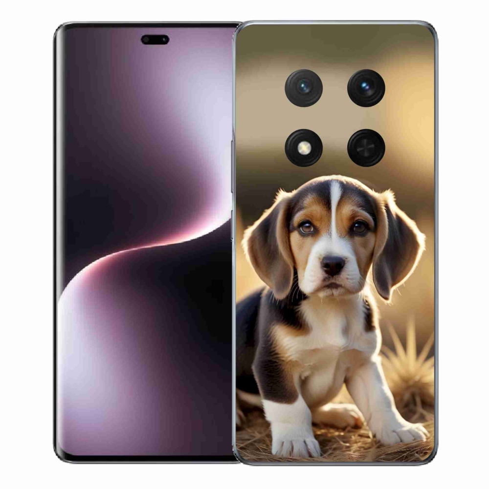 Gelový kryt mmCase na Honor Magic 7 Lite - roztomilý bígl