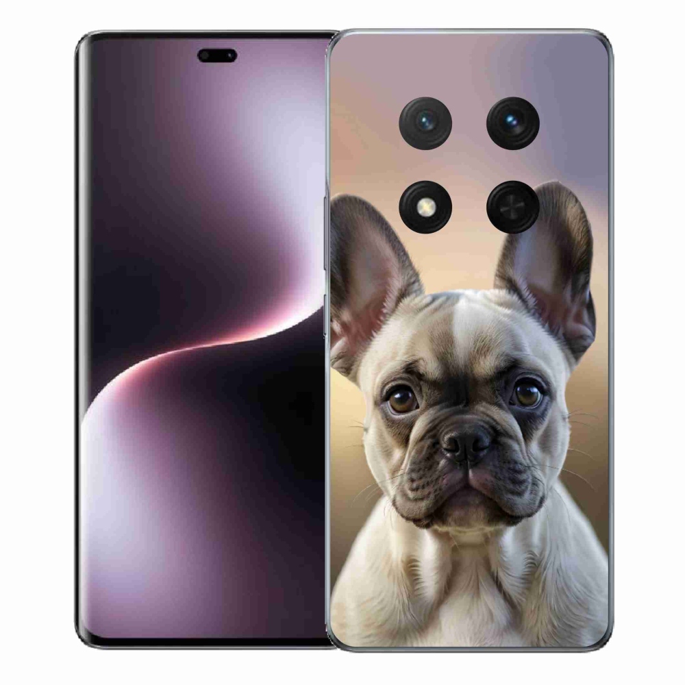 Gelový kryt mmCase na Honor Magic 7 Lite - roztomilý francouzský buldoček