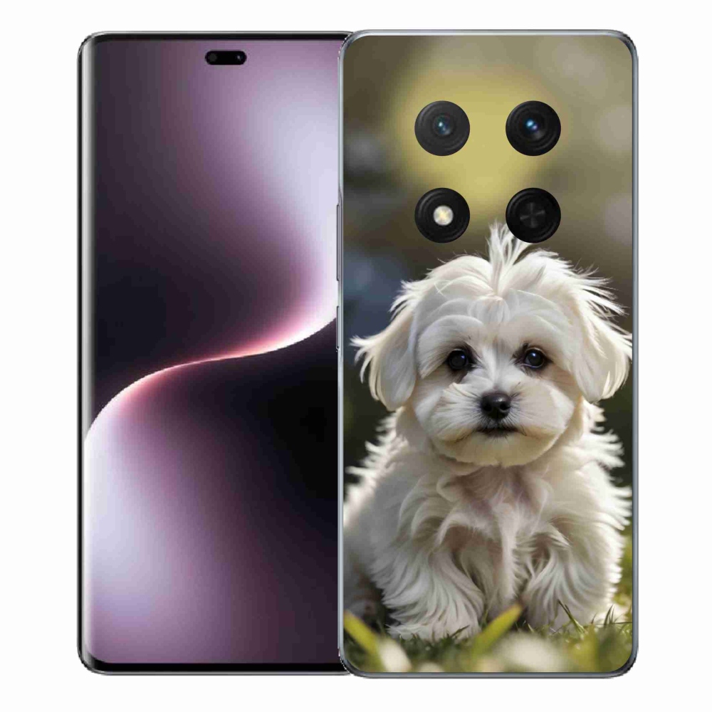Gelový kryt mmCase na Honor Magic 7 Lite - roztomilý maltézský psík