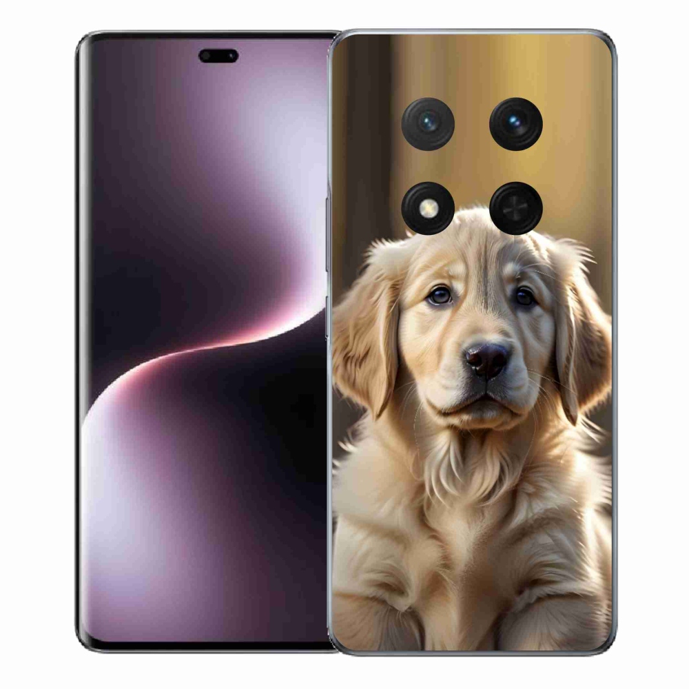 Gelový kryt mmCase na Honor Magic 7 Lite - roztomilý zlatý retrívr