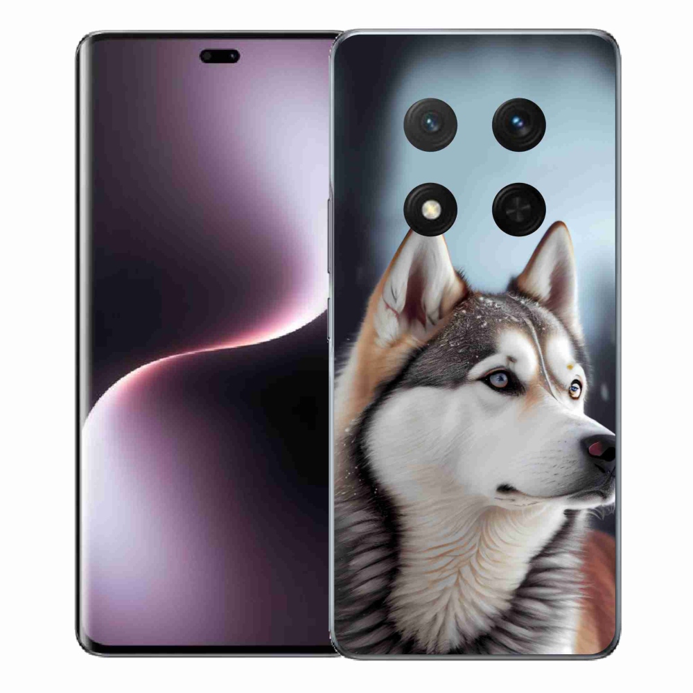 Gelový kryt mmCase na Honor Magic 7 Lite - sibiřský husky
