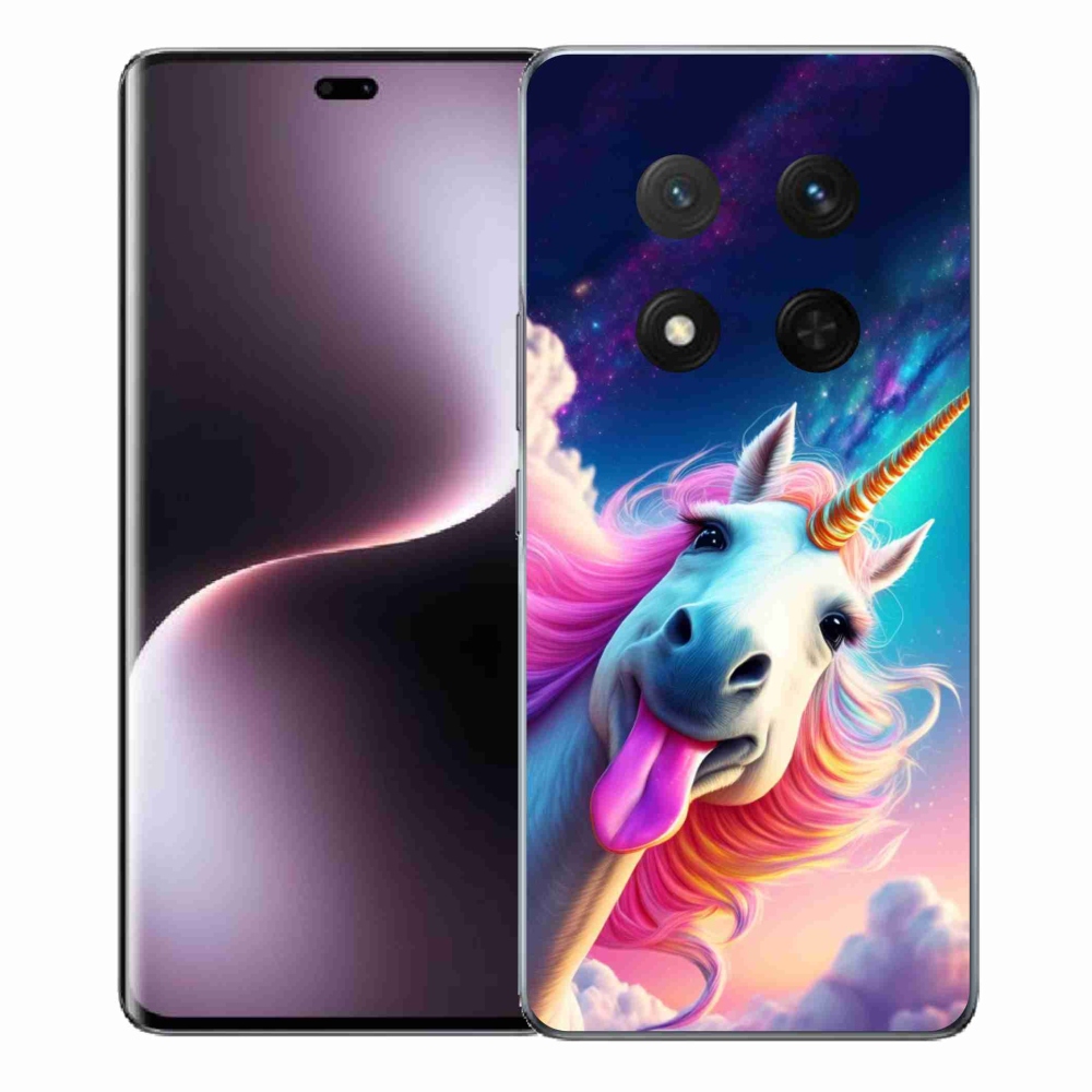 Gelový kryt mmCase na Honor Magic 7 Lite - šílený jednorožec