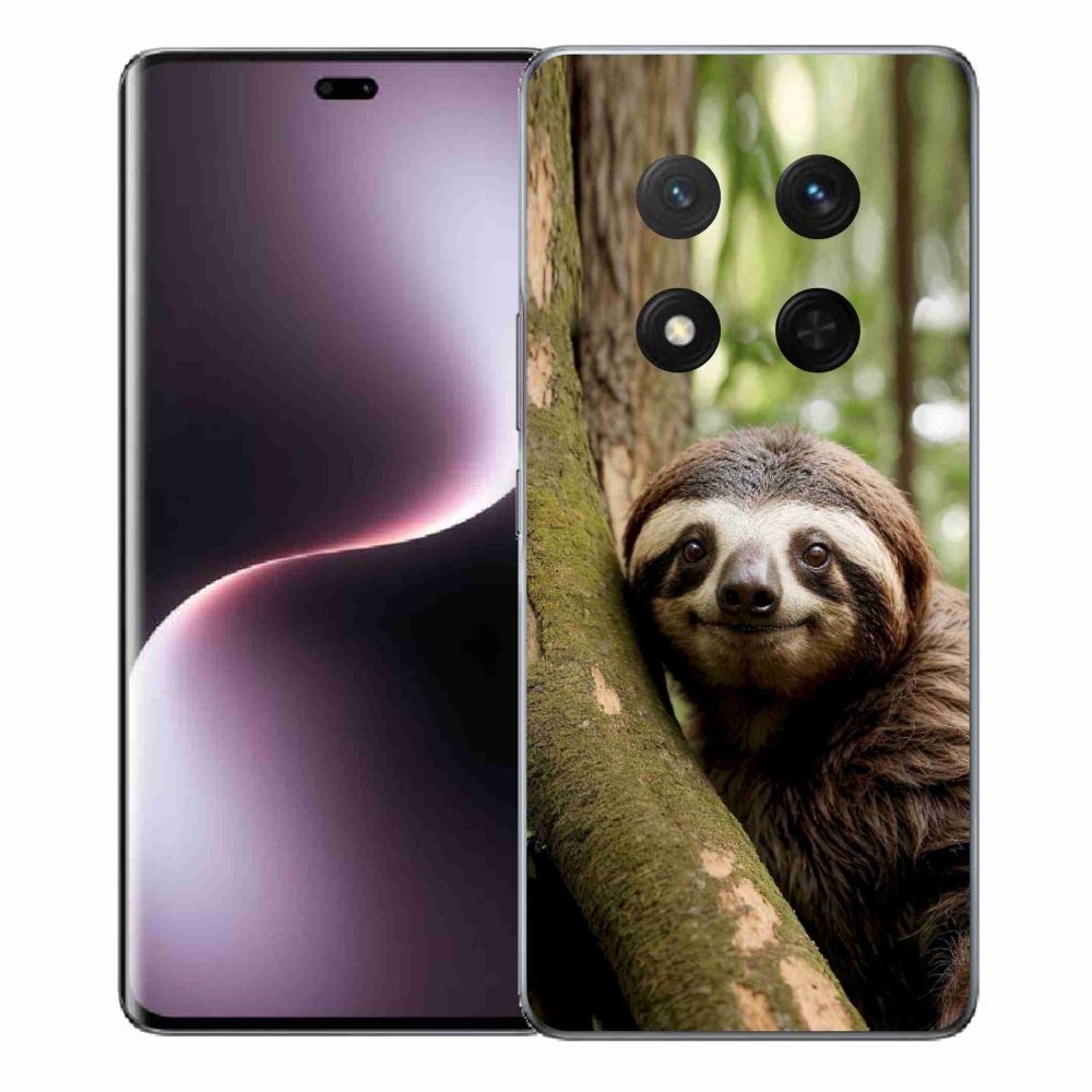 Gelový kryt mmCase na Honor Magic 7 Lite - usměvavý lenochod