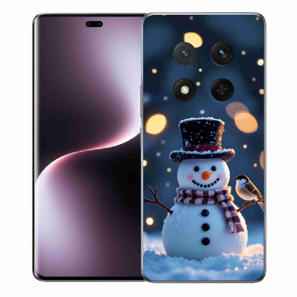 Gelový kryt mmCase na Honor Magic 7 Lite - vánoční sněhulák