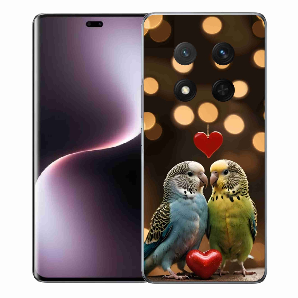 Gelový kryt mmCase na Honor Magic 7 Lite - zamilovaní papoušci