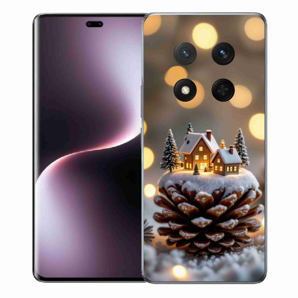 Gelový kryt mmCase na Honor Magic 7 Lite - zimní vesnička