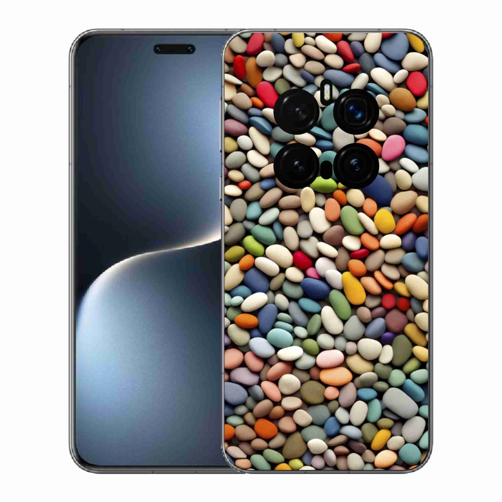 Gelový kryt mmCase na Honor Magic 7 Pro 5G - barevné kamínky 2