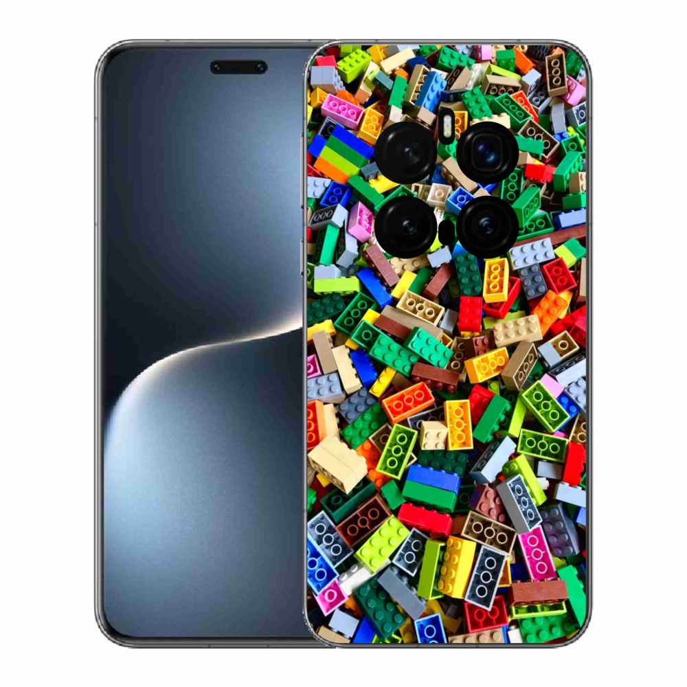 Gelový kryt mmCase na Honor Magic 7 Pro 5G - barevné stavební kostky