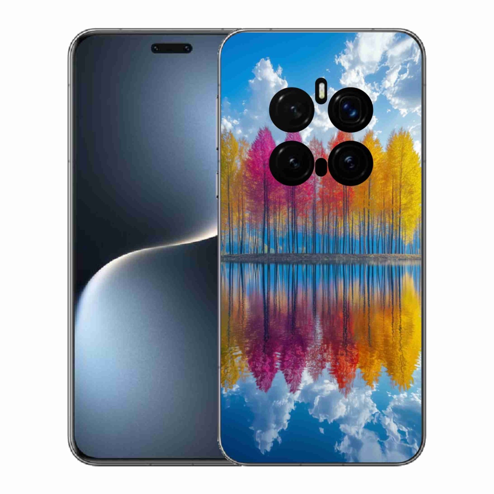 Gelový kryt mmCase na Honor Magic 7 Pro 5G - barevné stromy
