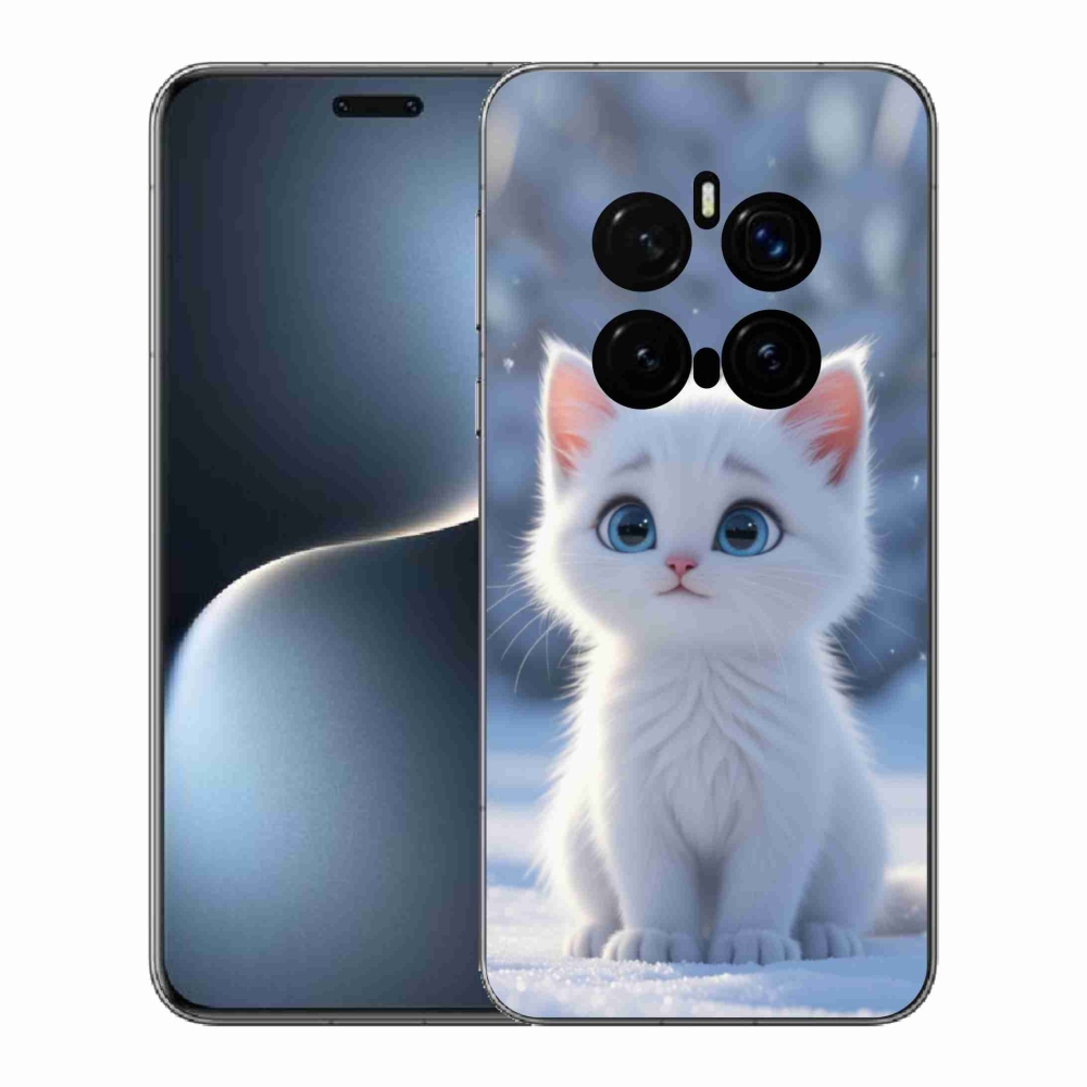 Gelový kryt mmCase na Honor Magic 7 Pro 5G - bílé kotě 3