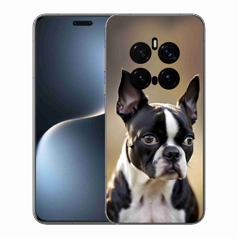 Gelový kryt mmCase na Honor Magic 7 Pro 5G - bostonský teriér