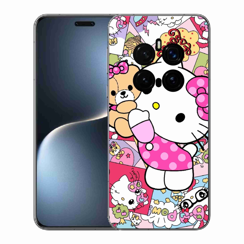 Gelový kryt mmCase na Honor Magic 7 Pro 5G - cute kitty