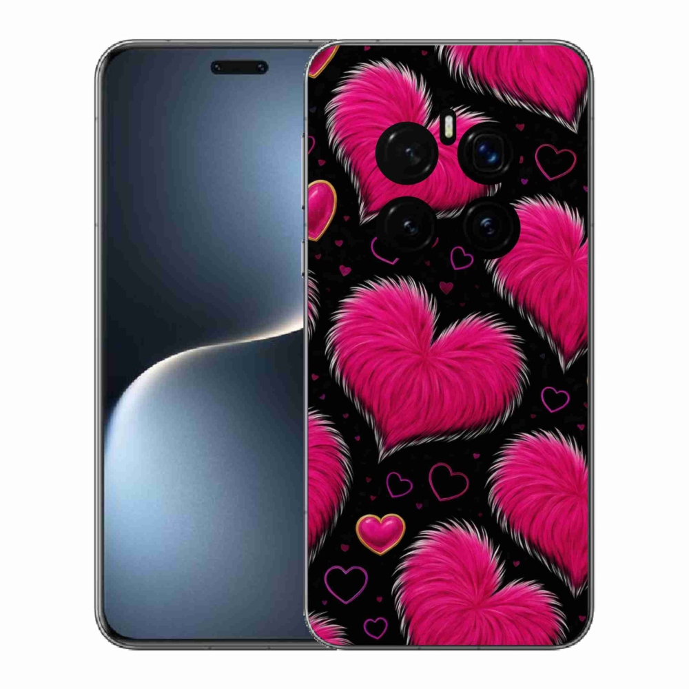Gelový kryt mmCase na Honor Magic 7 Pro 5G - hebká srdce