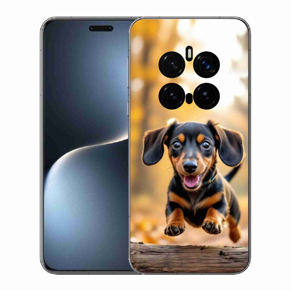 Gelový kryt mmCase na Honor Magic 7 Pro 5G - jezevčík 2