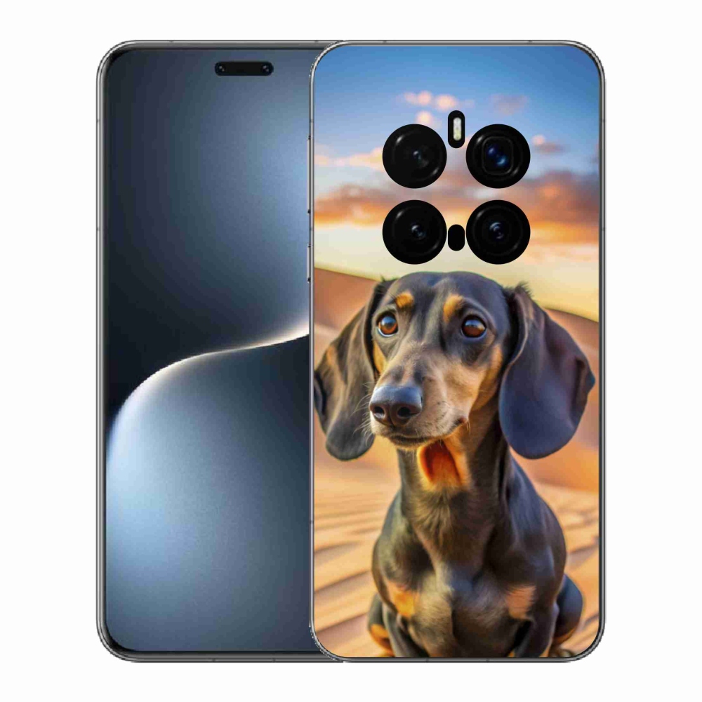 Gelový kryt mmCase na Honor Magic 7 Pro 5G - jezevčík 3 