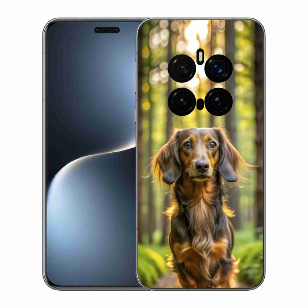 Gelový kryt mmCase na Honor Magic 7 Pro 5G - jezevčík 4