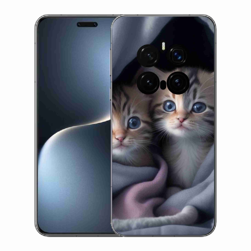 Gelový kryt mmCase na Honor Magic 7 Pro 5G - kočičí duo 2