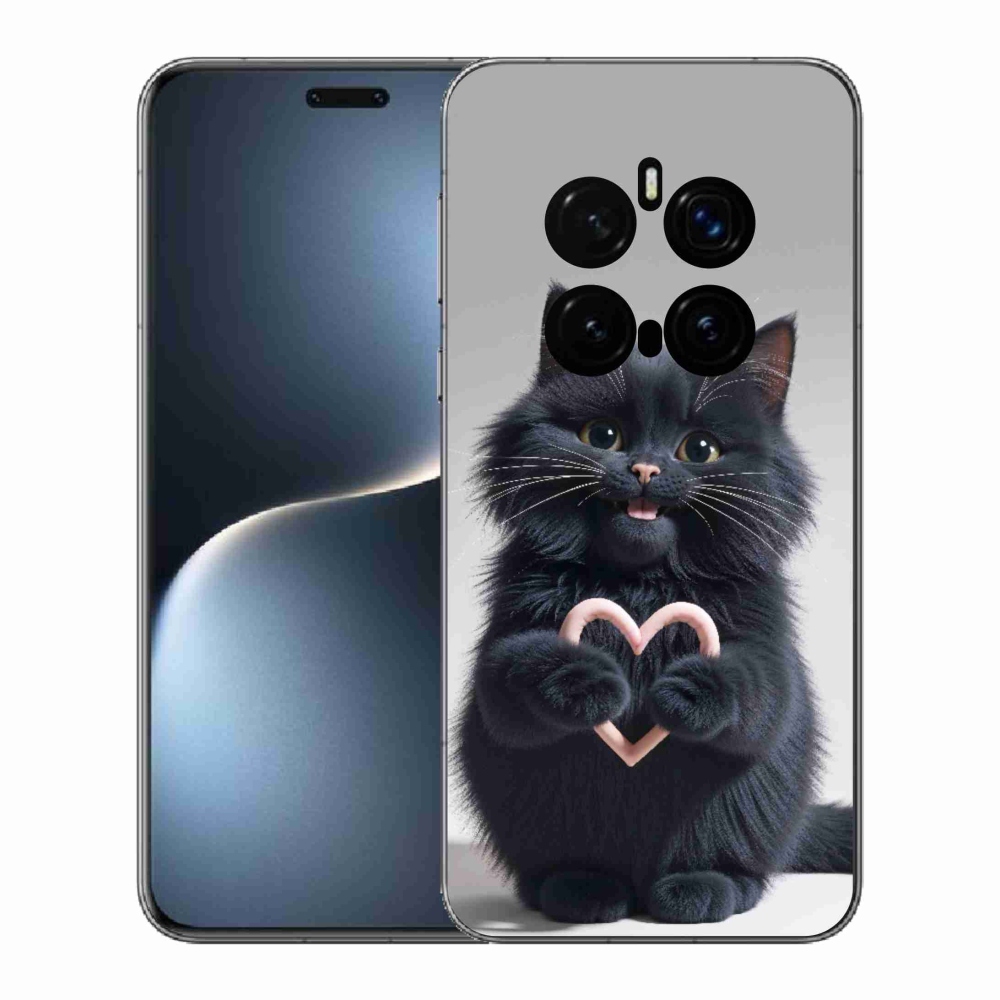 Gelový kryt mmCase na Honor Magic 7 Pro 5G - kočičí láska 3