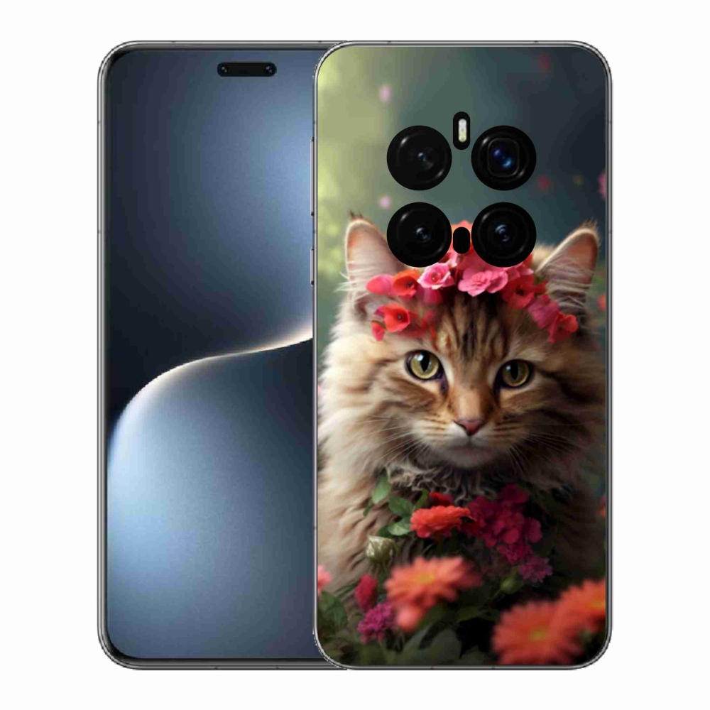 Gelový kryt mmCase na Honor Magic 7 Pro 5G - kočíčí princezna