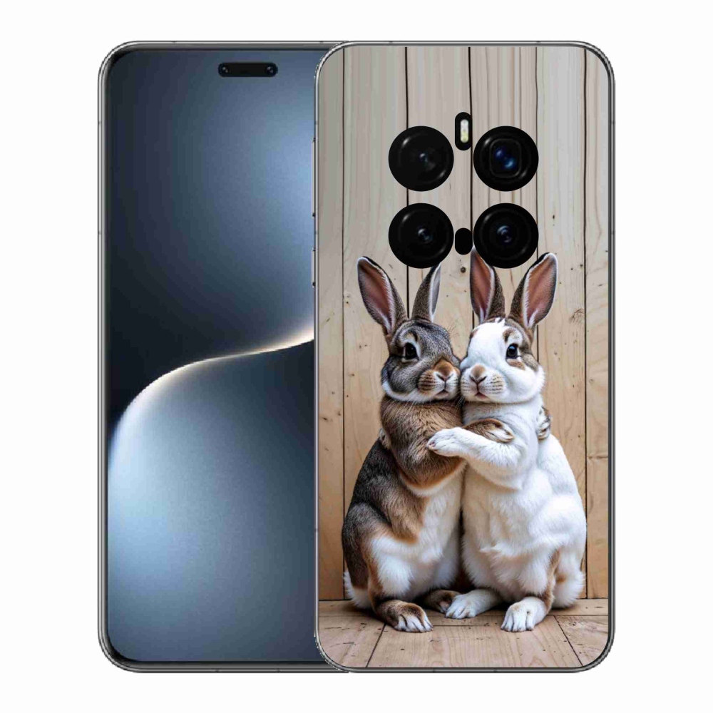 Gelový kryt mmCase na Honor Magic 7 Pro 5G - králičí pár