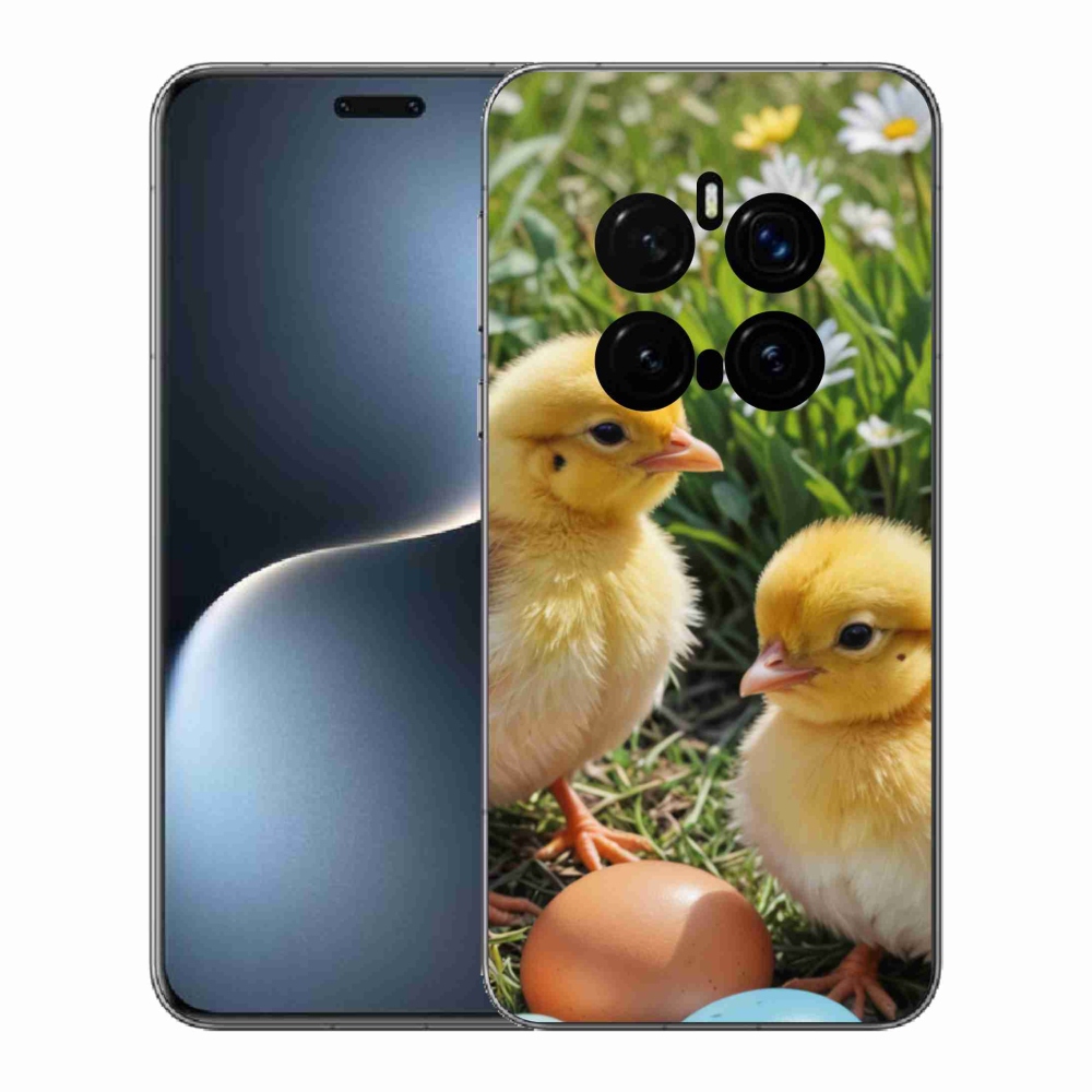 Gelový kryt mmCase na Honor Magic 7 Pro 5G - kuřátka