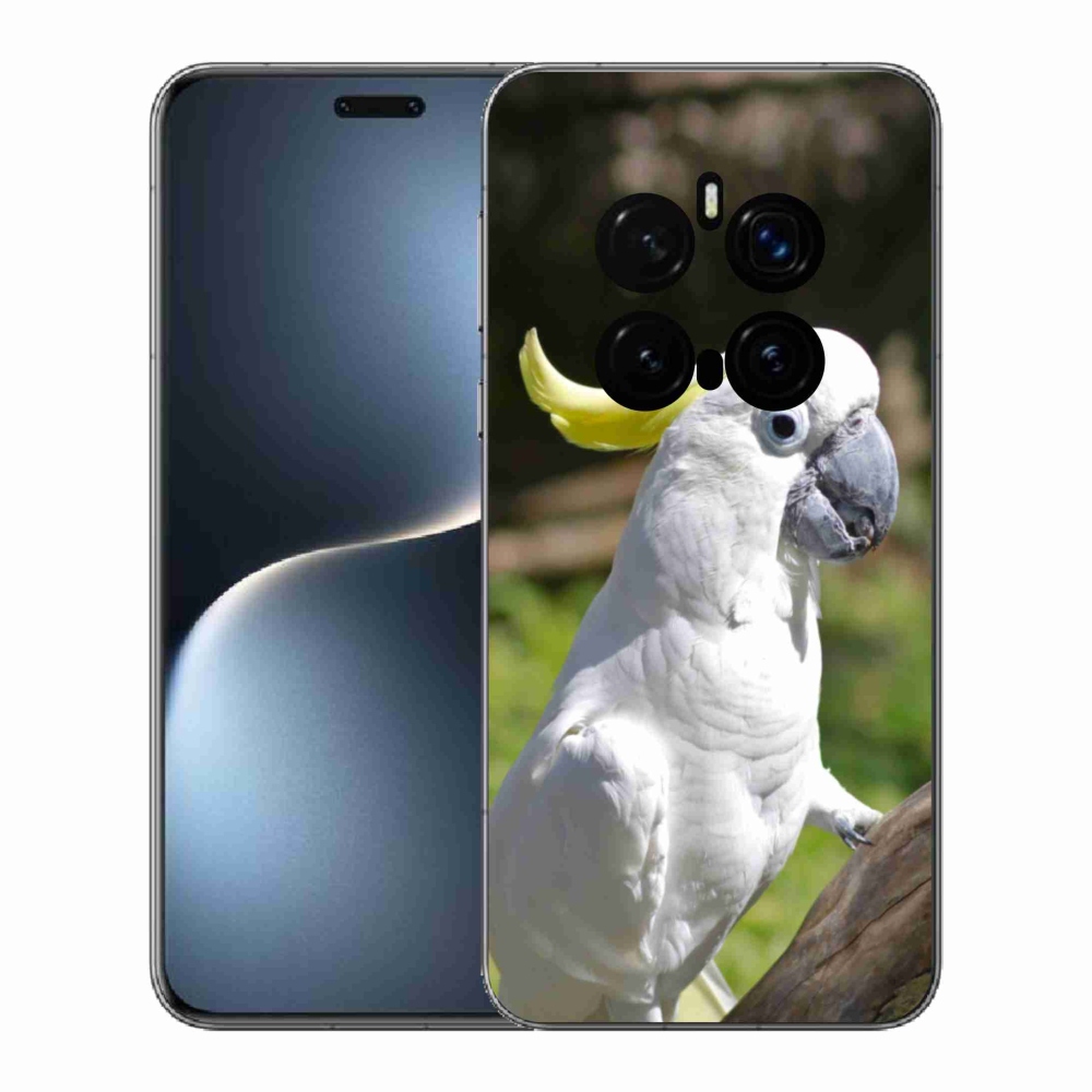 Gelový kryt mmCase na Honor Magic 7 Pro 5G - papoušek kakadu 2