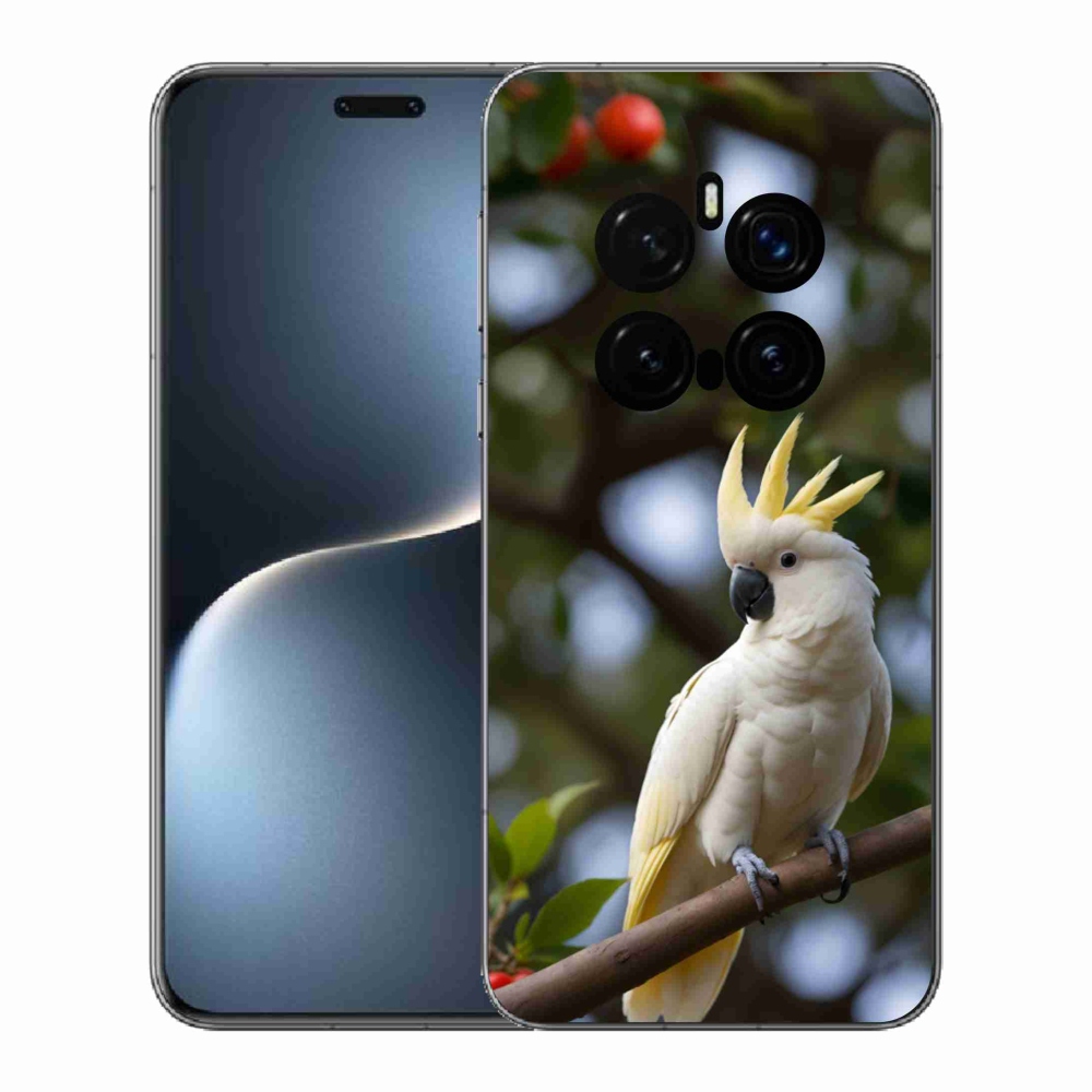 Gelový kryt mmCase na Honor Magic 7 Pro 5G - papoušek kakadu 3
