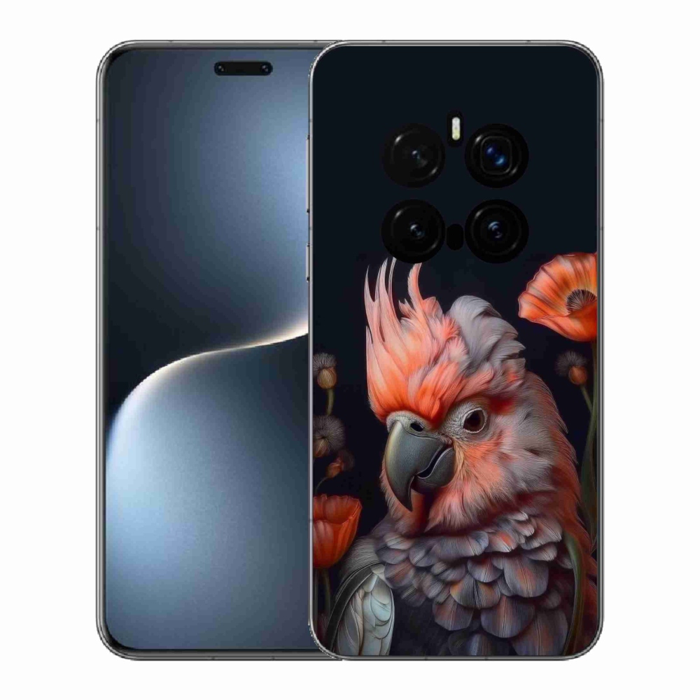 Gelový kryt mmCase na Honor Magic 7 Pro 5G - papoušek kakadu v barvách