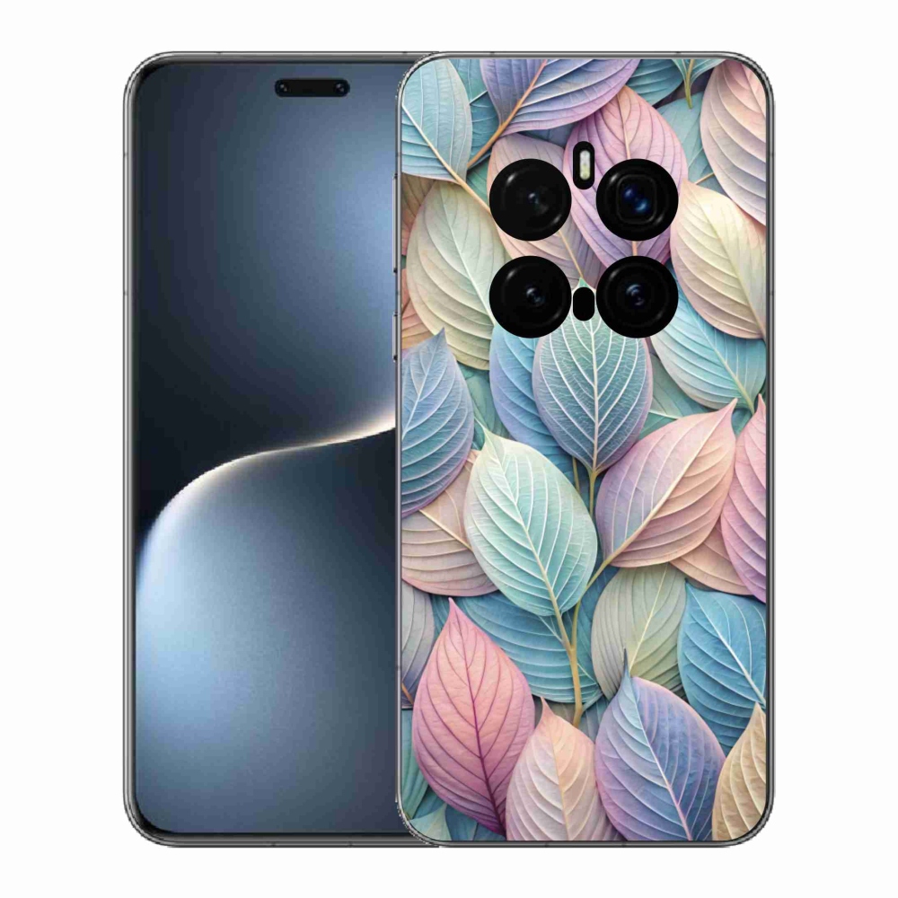Gelový kryt mmCase na Honor Magic 7 Pro 5G - pastelové listy