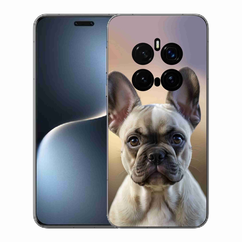 Gelový kryt mmCase na Honor Magic 7 Pro 5G - roztomilý francouzský buldoček