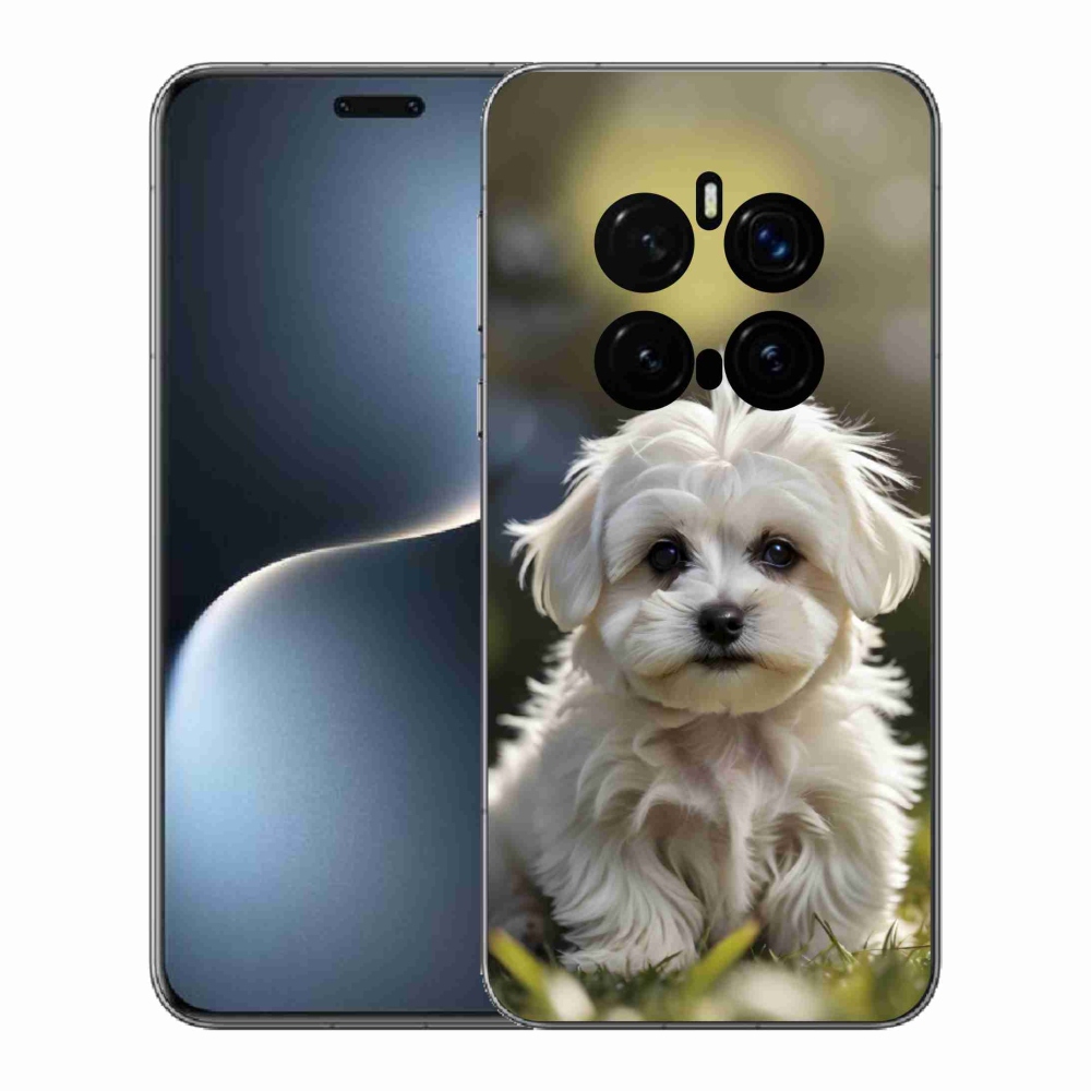 Gelový kryt mmCase na Honor Magic 7 Pro 5G - roztomilý maltézský psík
