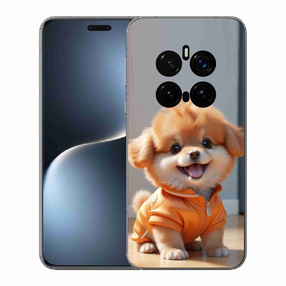 Gelový kryt mmCase na Honor Magic 7 Pro 5G - roztomilý pomeranian v mikině