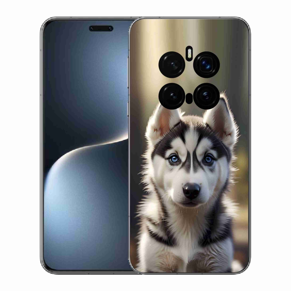 Gelový kryt mmCase na Honor Magic 7 Pro 5G - roztomilý sibiřský husky