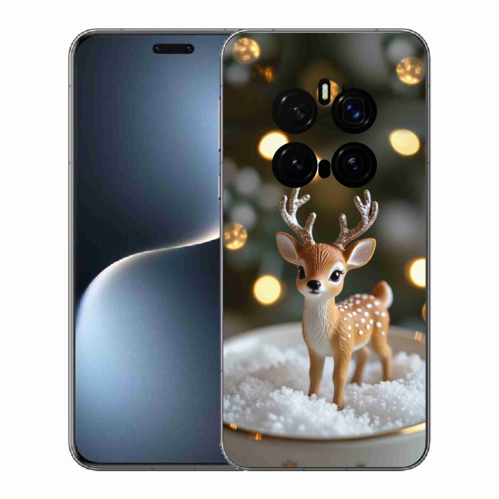 Gelový kryt mmCase na Honor Magic 7 Pro 5G - roztomilý vánoční jelen