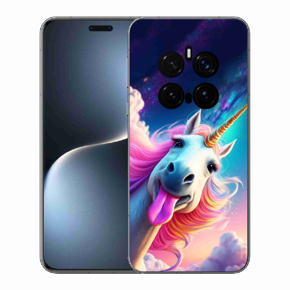 Gelový kryt mmCase na Honor Magic 7 Pro 5G - šílený jednorožec