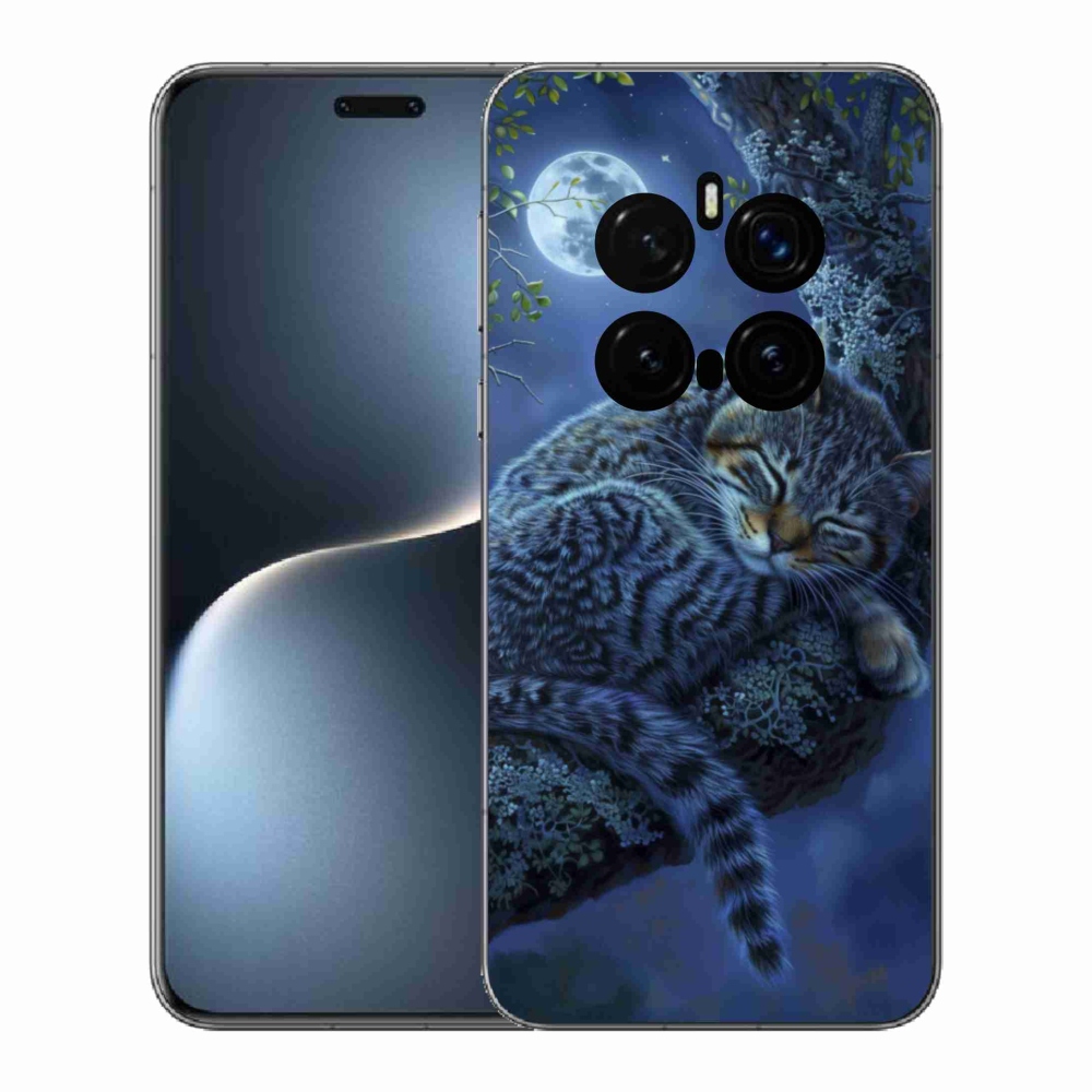 Gelový kryt mmCase na Honor Magic 7 Pro 5G - spící kočka