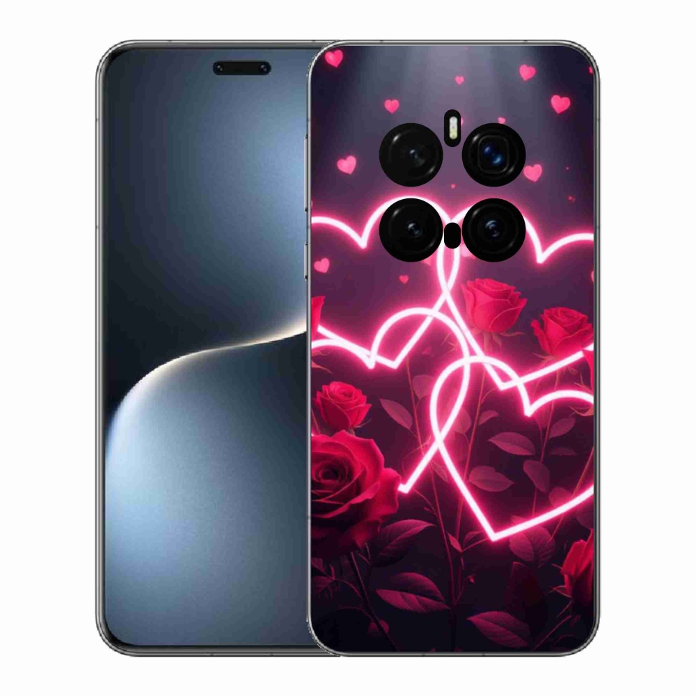 Gelový kryt mmCase na Honor Magic 7 Pro 5G - srdce lásky