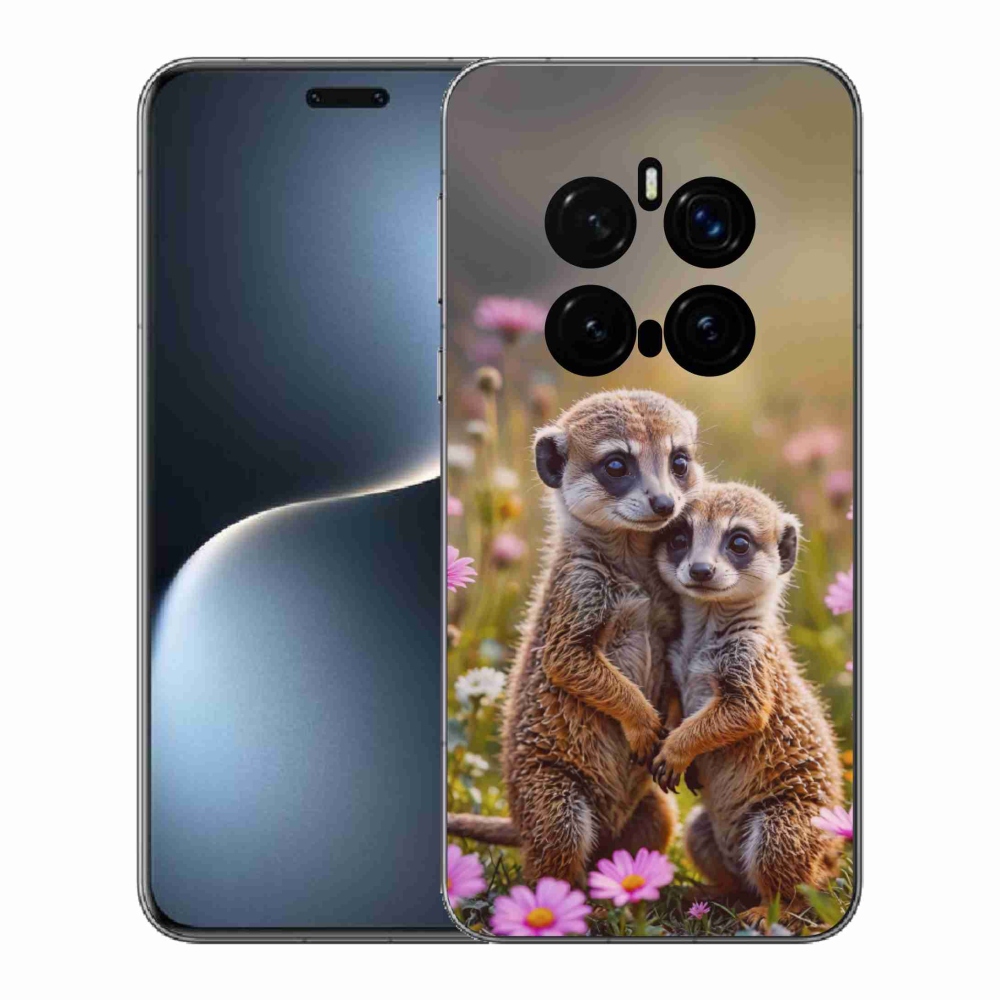 Gelový kryt mmCase na Honor Magic 7 Pro 5G - surikatí duo