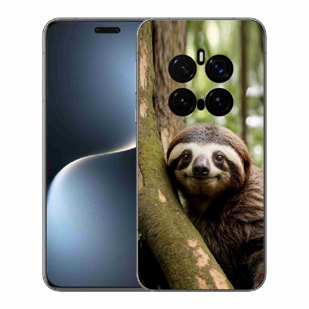 Gelový kryt mmCase na Honor Magic 7 Pro 5G - usměvavý lenochod