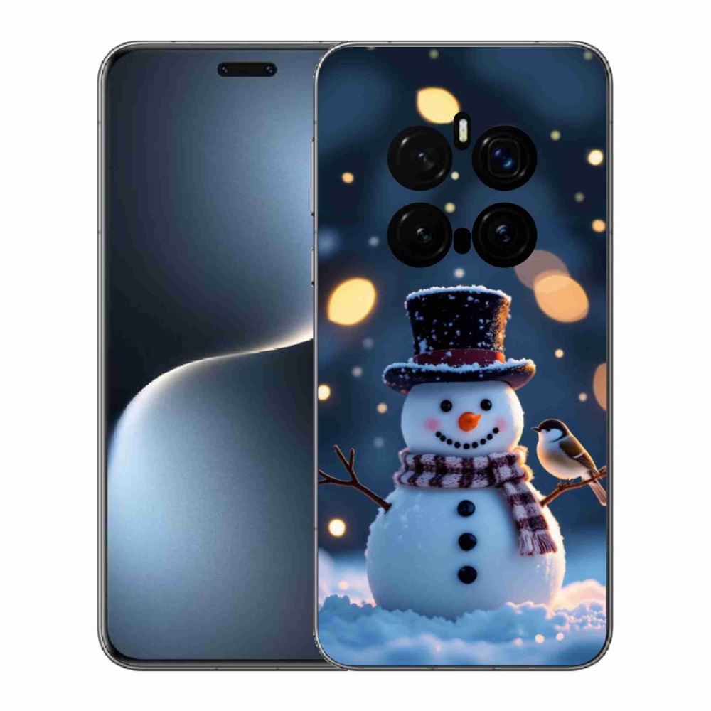 Gelový kryt mmCase na Honor Magic 7 Pro 5G - vánoční sněhulák