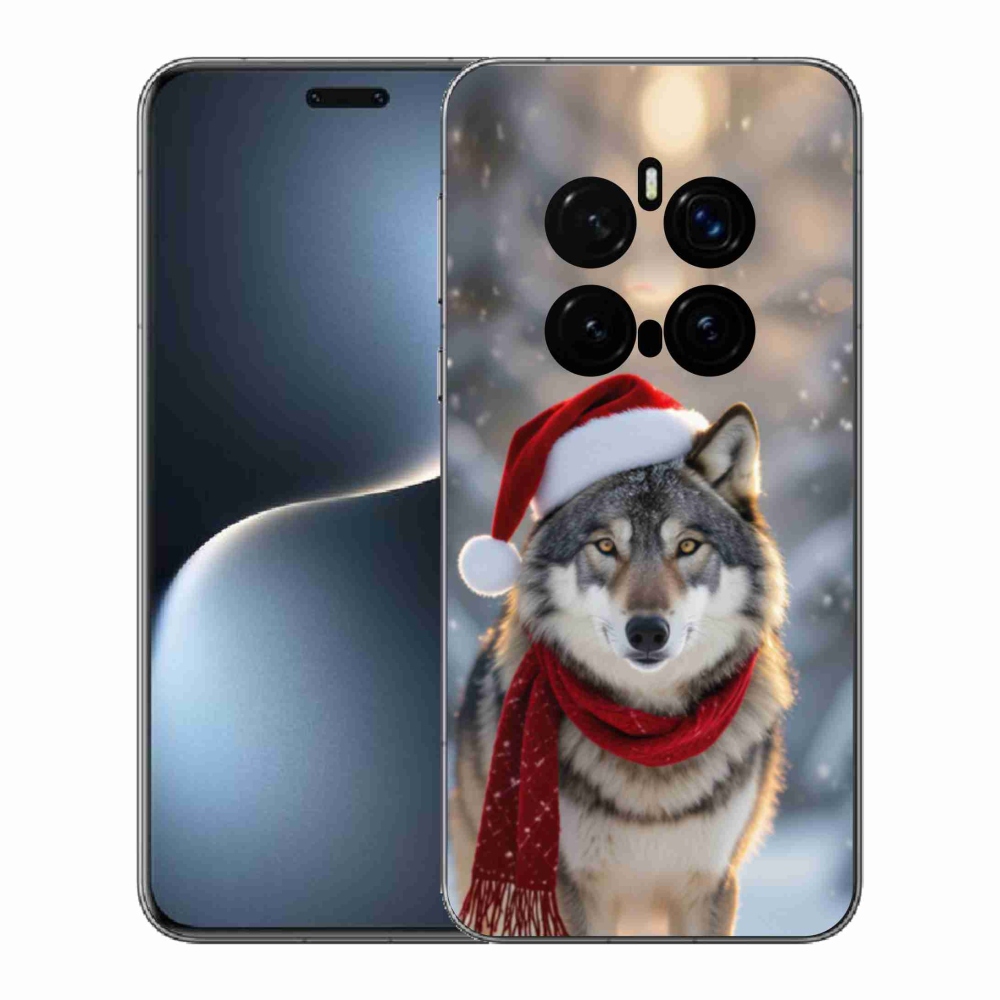 Gelový kryt mmCase na Honor Magic 7 Pro 5G - vánoční vlk
