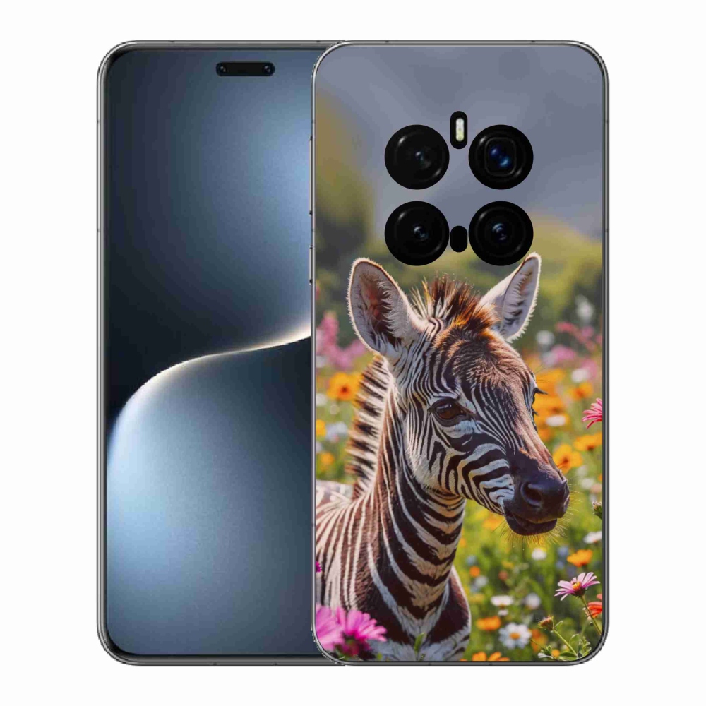 Gelový kryt mmCase na Honor Magic 7 Pro 5G - zebra na louce