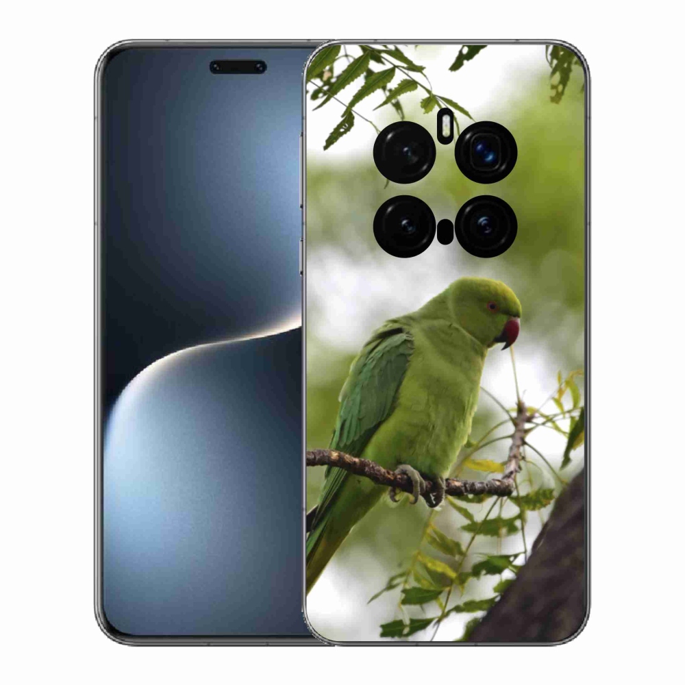 Gelový kryt mmCase na Honor Magic 7 Pro 5G - zelený papoušek
