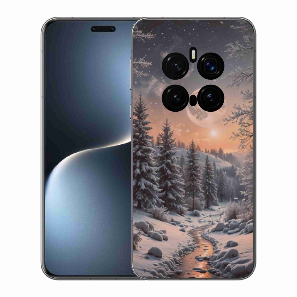 Gelový kryt mmCase na Honor Magic 7 Pro 5G - zimní krajina 2