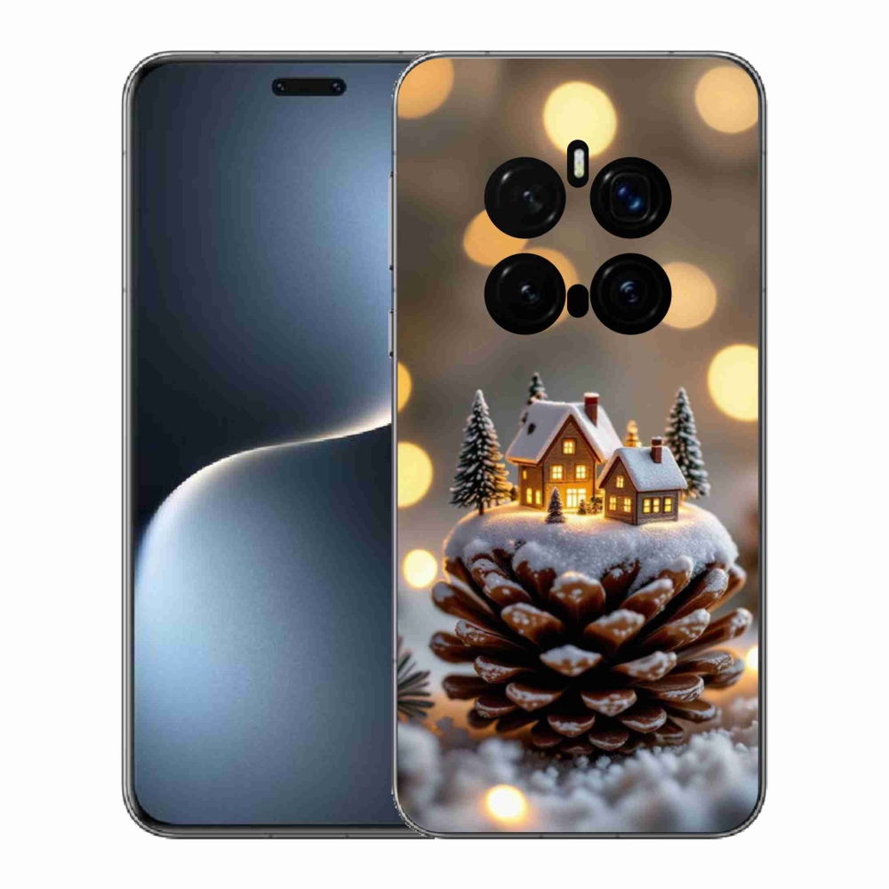 Gelový kryt mmCase na Honor Magic 7 Pro 5G - zimní vesnička