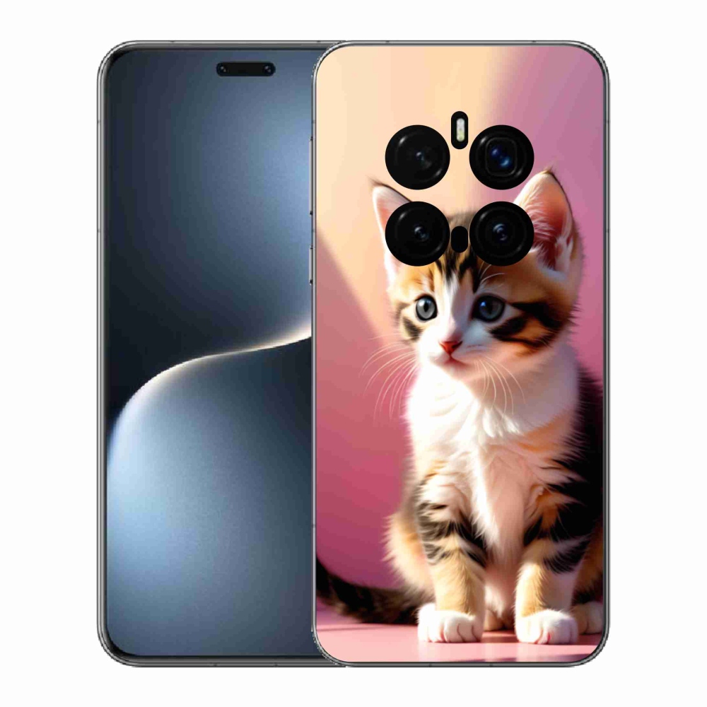 Gelový kryt mmCase na Honor Magic 7 Pro 5G - zvědavé kotě 2