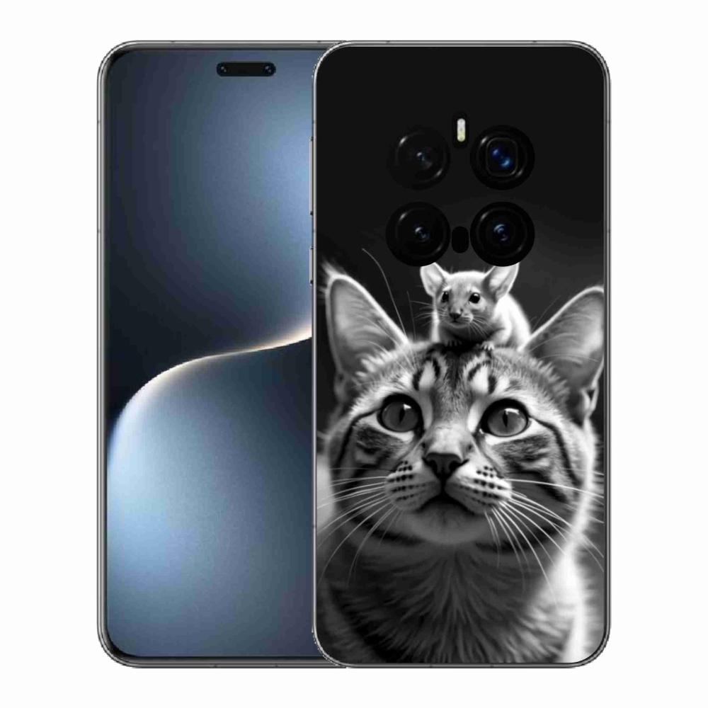 Gelový kryt mmCase na Honor Magic 7 Pro 5G - zvířecí přátelství 2