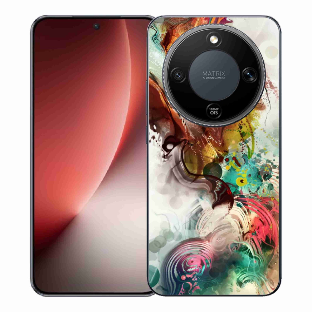 Gelový kryt mmCase na Honor Magic 8 Lite 5G - abstrakt 1